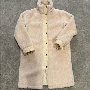 Athleta Beige Teddy Jacket